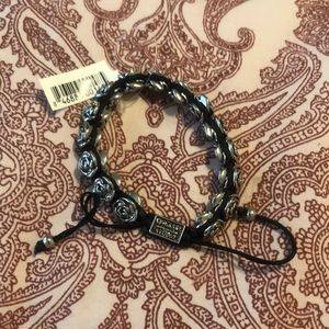 King Baby Rose & Macrame bracelet